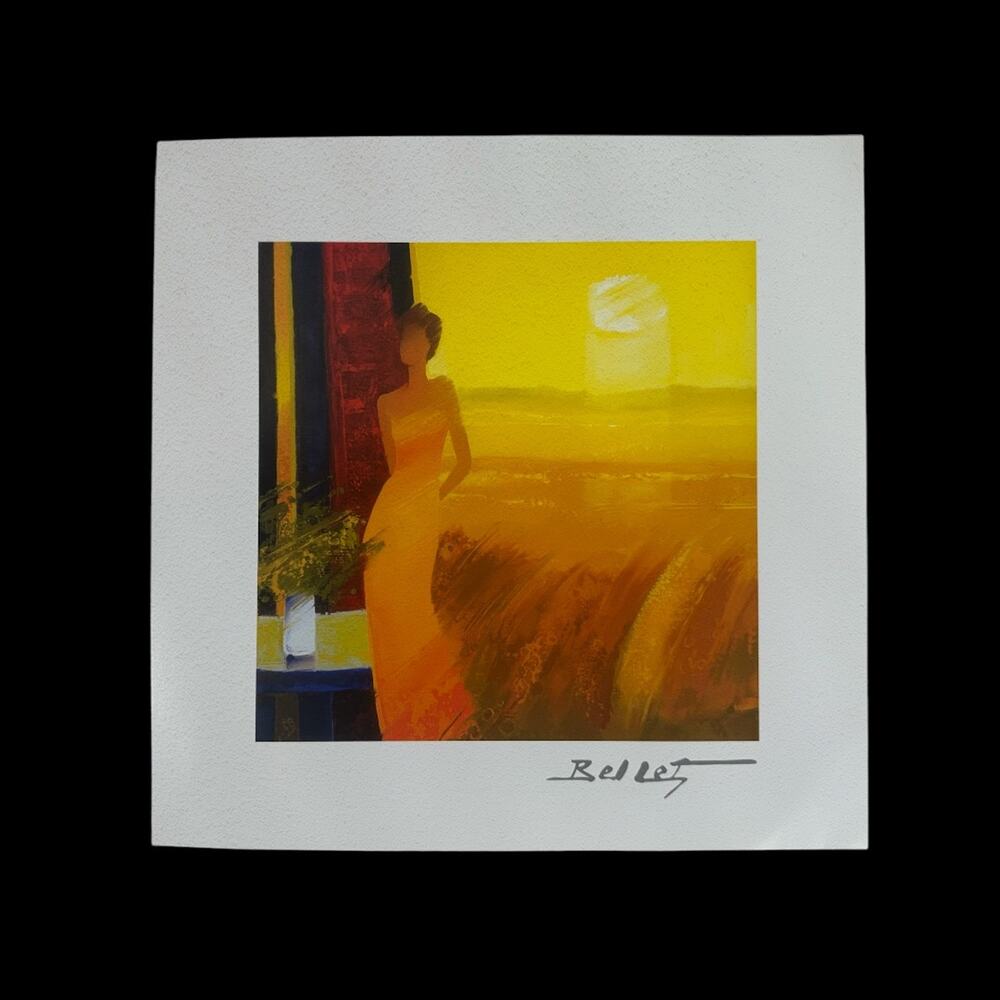 Emile Bellet Dans la Maturite des Bles NEW 2021 Park West Lithograph 10" x 10"